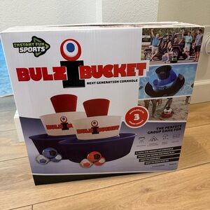 Bulz I Bucket next generation cornhole game pool or yard party beer pong water